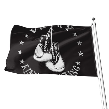 Victory King Of Boxing Print Flag