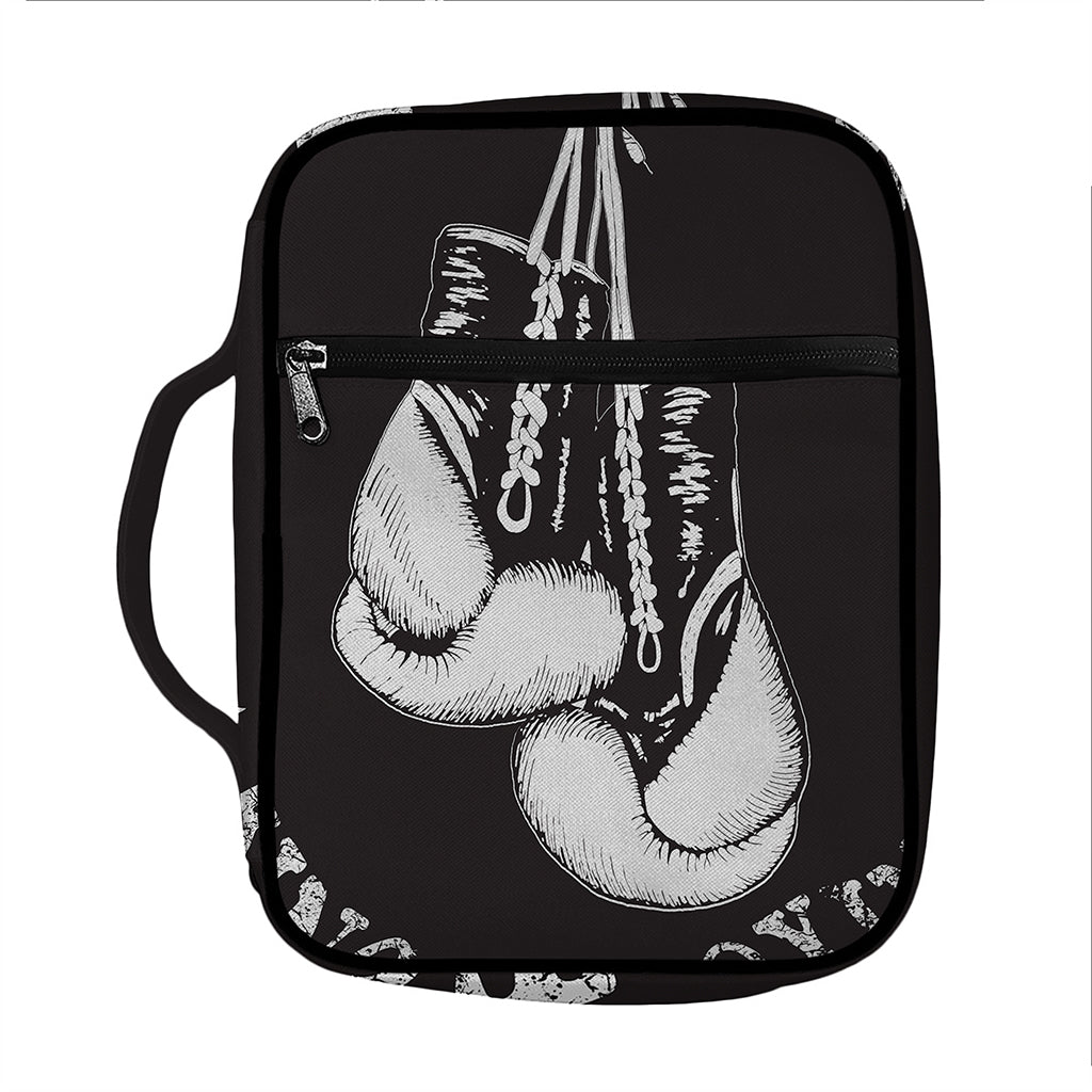 Victory King Of Boxing Print Front Pocket Bible Bag