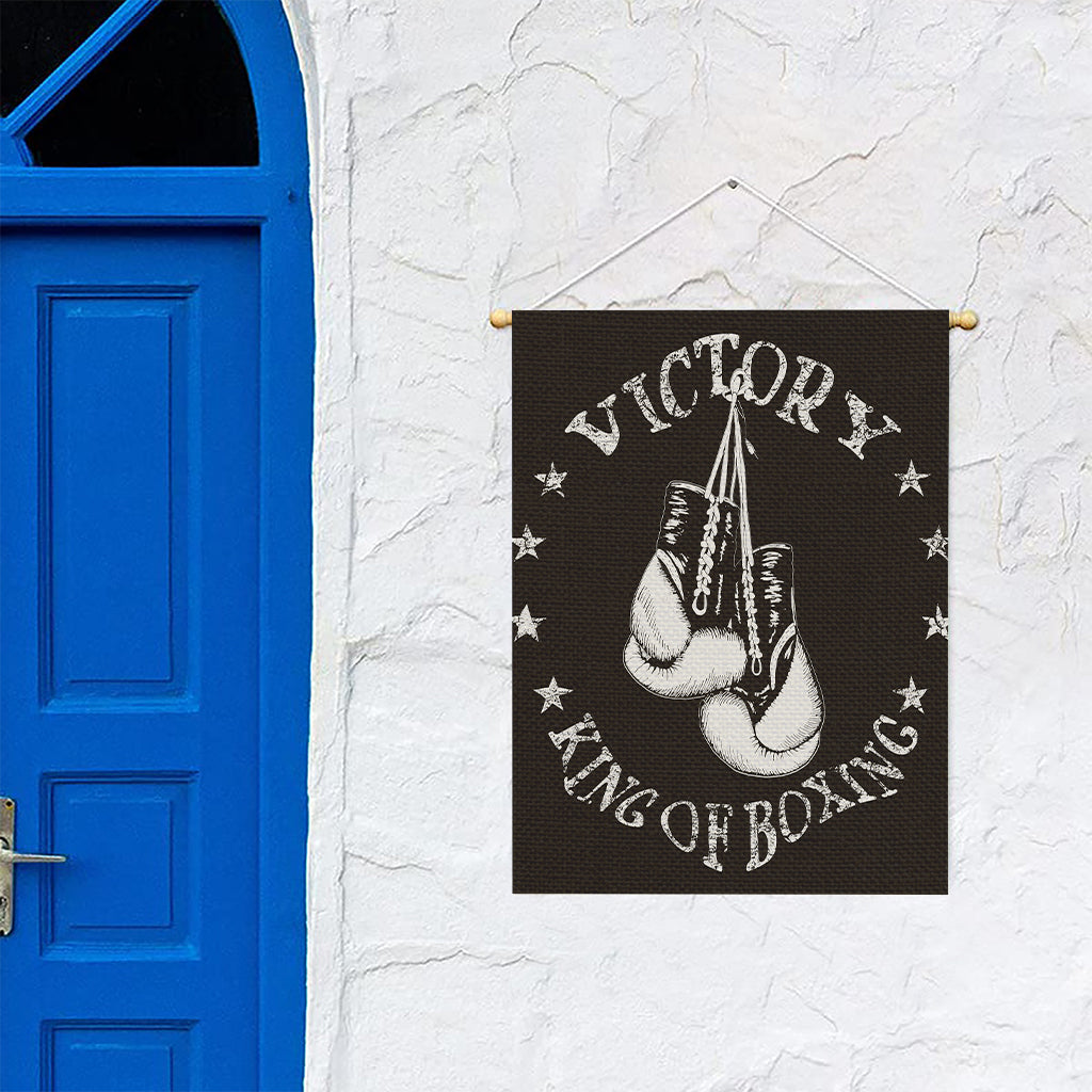 Victory King Of Boxing Print Garden Flag
