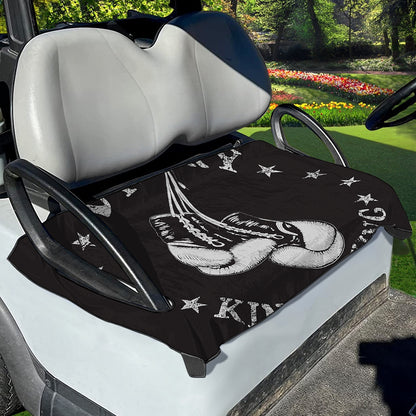 Victory King Of Boxing Print Golf Cart Seat Cover
