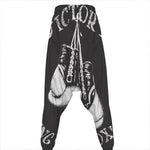 Victory King Of Boxing Print Hammer Pants