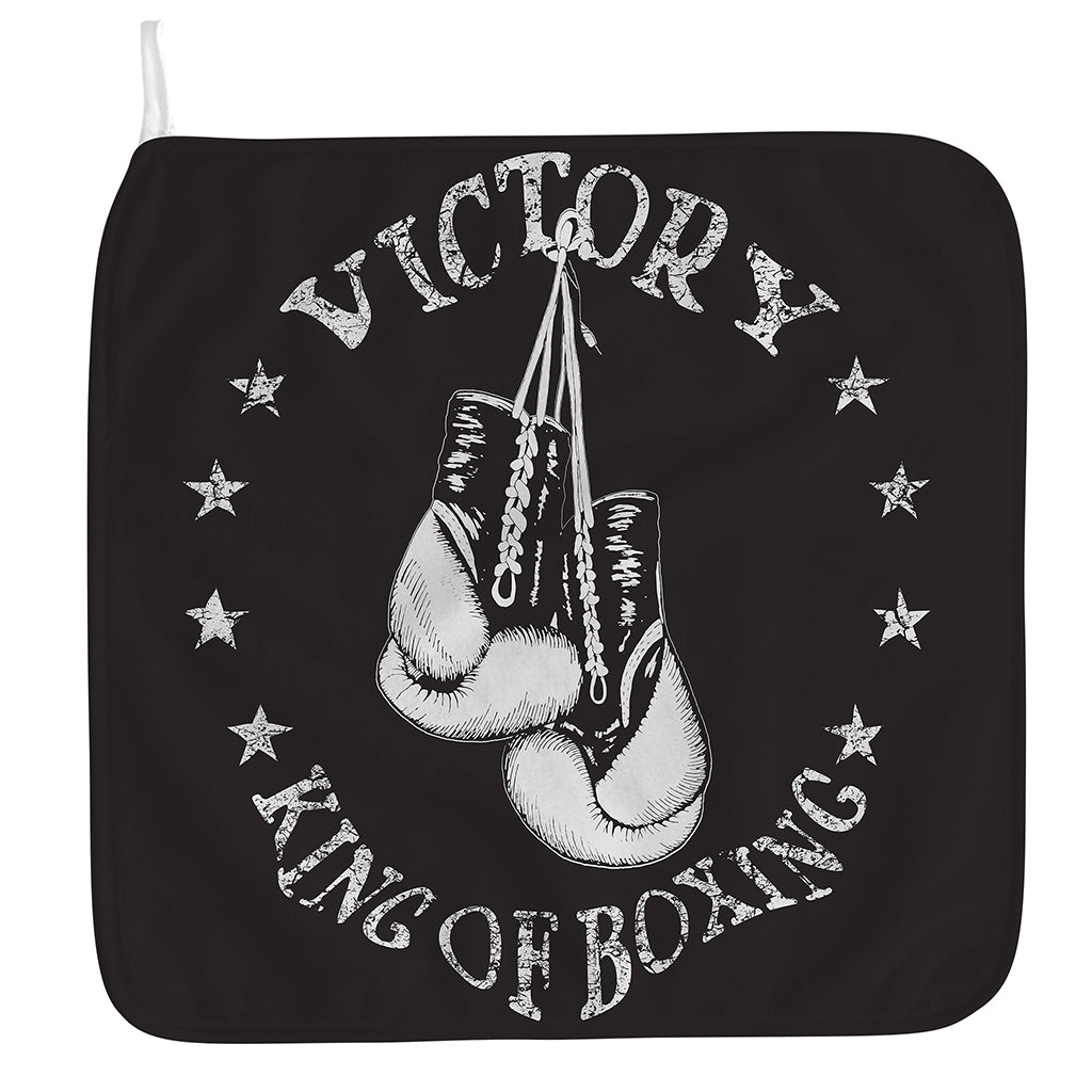Victory King Of Boxing Print Hand Towel