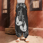Victory King Of Boxing Print Harem Pants