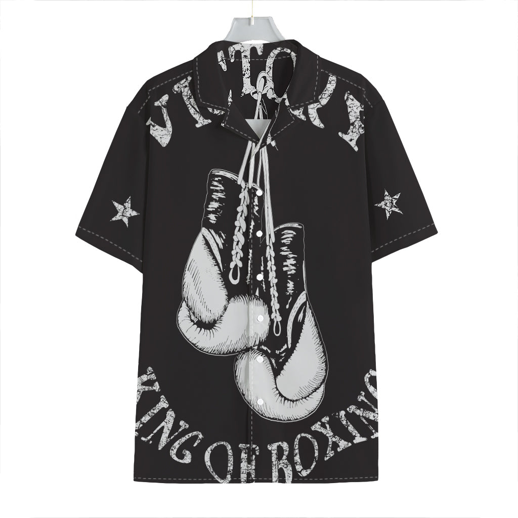Victory King Of Boxing Print Hawaiian Shirt