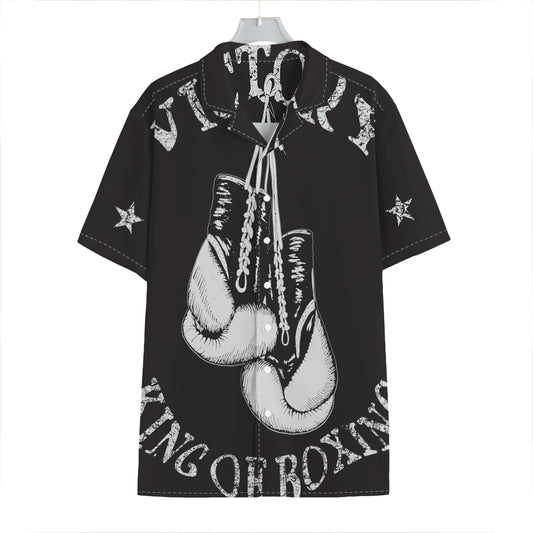 Victory King Of Boxing Print Hawaiian Shirt