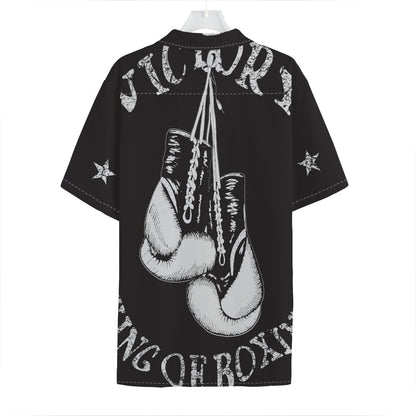 Victory King Of Boxing Print Hawaiian Shirt