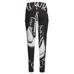 Victory King Of Boxing Print High-Waisted Pocket Leggings