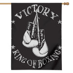 Victory King Of Boxing Print House Flag