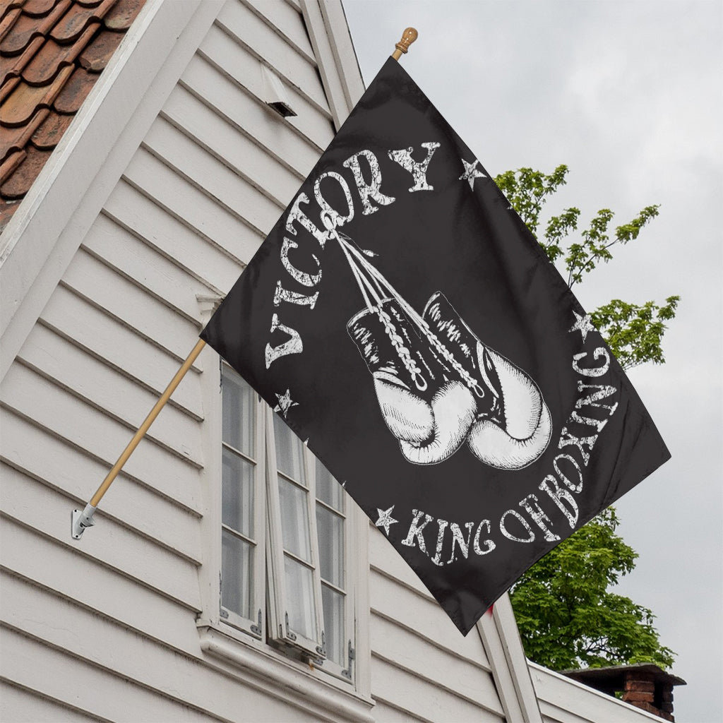 Victory King Of Boxing Print House Flag