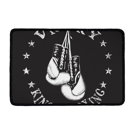 Victory King Of Boxing Print Kitchen Mat