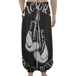 Victory King Of Boxing Print Lantern Pants