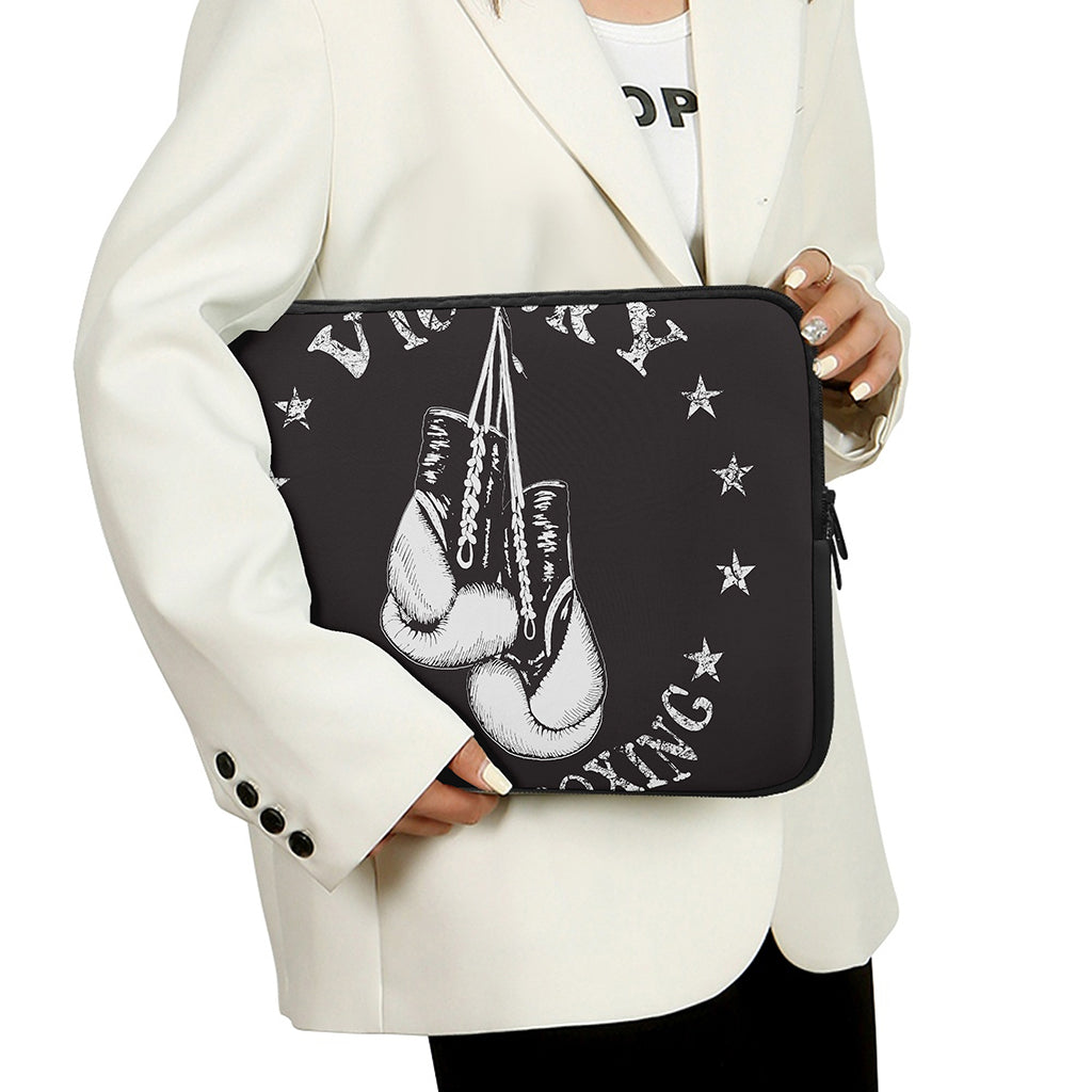 Victory King Of Boxing Print Laptop Sleeve