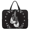 Victory King Of Boxing Print Laptop Sleeve With Handle