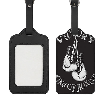 Victory King Of Boxing Print Luggage Tag