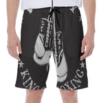 Victory King Of Boxing Print Men's Beach Shorts