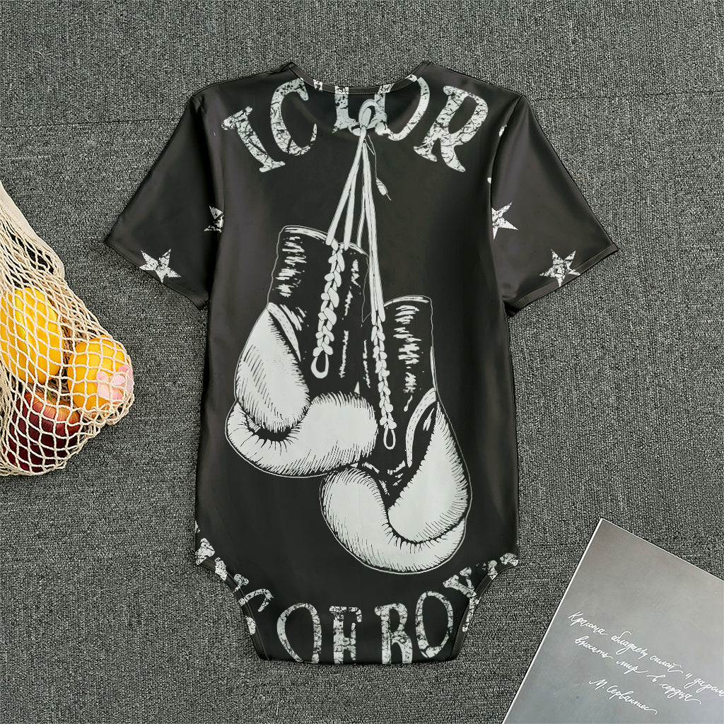 Victory King Of Boxing Print Men's Bodysuit
