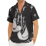 Victory King Of Boxing Print Men's Deep V-Neck Shirt
