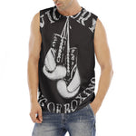 Victory King Of Boxing Print Men's Fitness Tank Top
