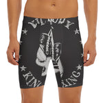 Victory King Of Boxing Print Men's Long Boxer Briefs