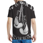 Victory King Of Boxing Print Men's Polo Shirt