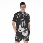 Victory King Of Boxing Print Men's Rompers