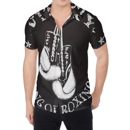Victory King Of Boxing Print Men's Shirt