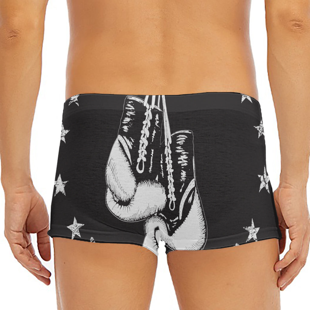Victory King Of Boxing Print Men's Short Boxer Briefs