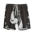 Victory King Of Boxing Print Men's Athletic Shorts