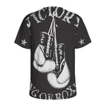 Victory King Of Boxing Print Men's Sports T-Shirt