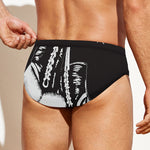 Victory King Of Boxing Print Men's Swim Briefs