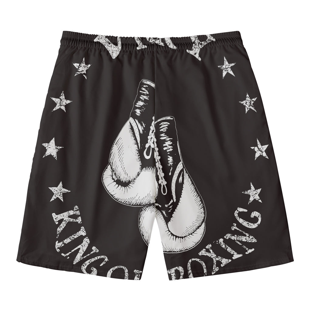 Victory King Of Boxing Print Men's Swim Trunks