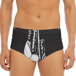 Victory King Of Boxing Print Men's Triangle Swim Briefs