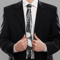Victory King Of Boxing Print Necktie