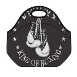 Victory King Of Boxing Print Neoprene Lunch Bag