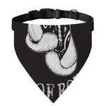 Victory King Of Boxing Print Over The Collar Dog Bandana