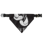 Victory King Of Boxing Print Over The Collar Dog Bandana
