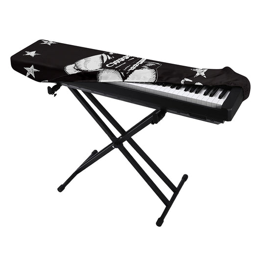 Victory King Of Boxing Print Piano Keyboard Cover
