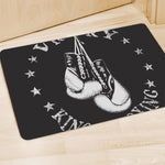 Victory King Of Boxing Print Polyester Doormat