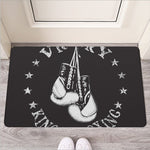 Victory King Of Boxing Print Rubber Doormat