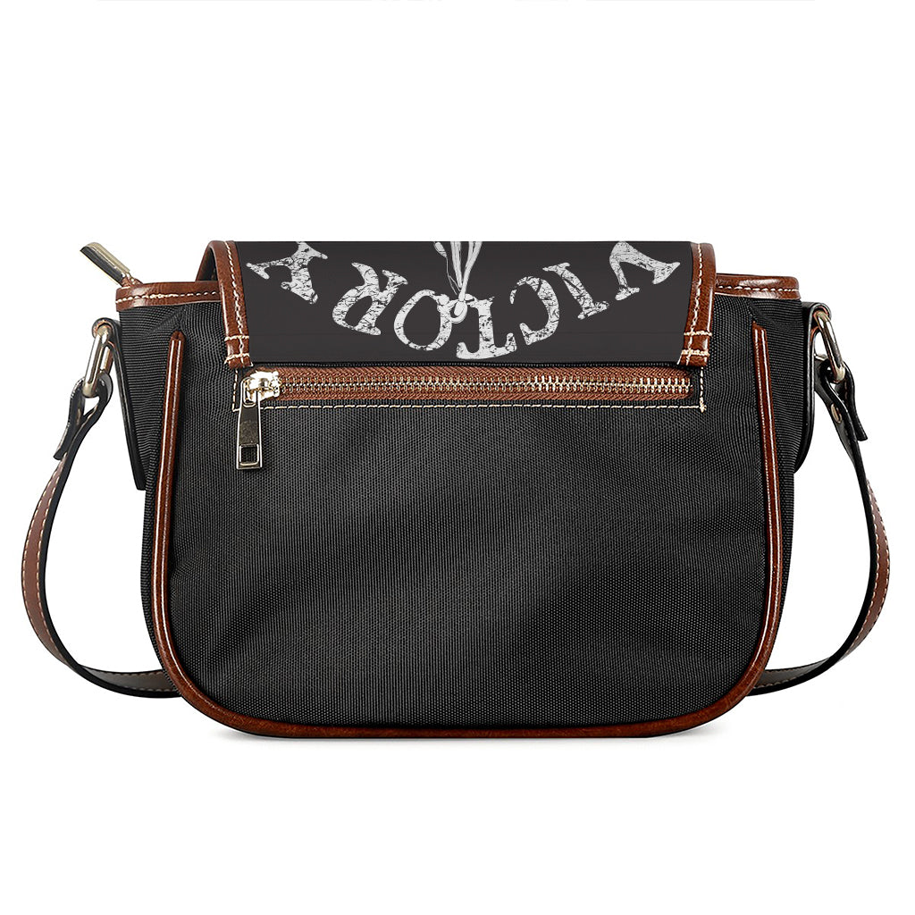 Victory King Of Boxing Print Saddle Bag