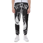 Victory King Of Boxing Print Scuba Joggers