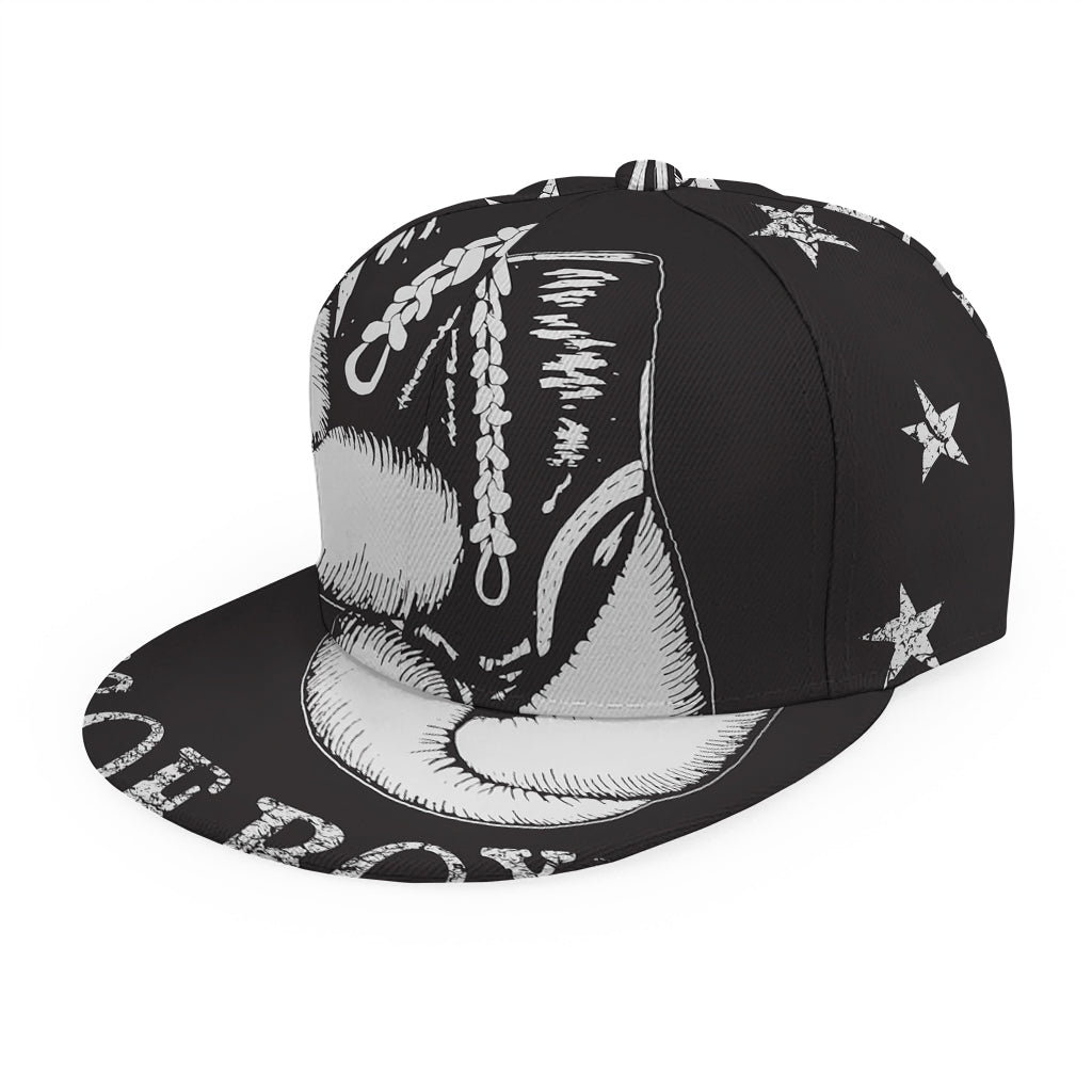 Victory King Of Boxing Print Snapback Cap
