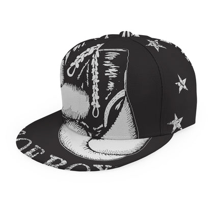 Victory King Of Boxing Print Snapback Cap