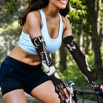 Victory King Of Boxing Print Sun Protection Arm Sleeves