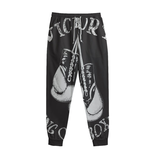 Victory King Of Boxing Print Sweatpants