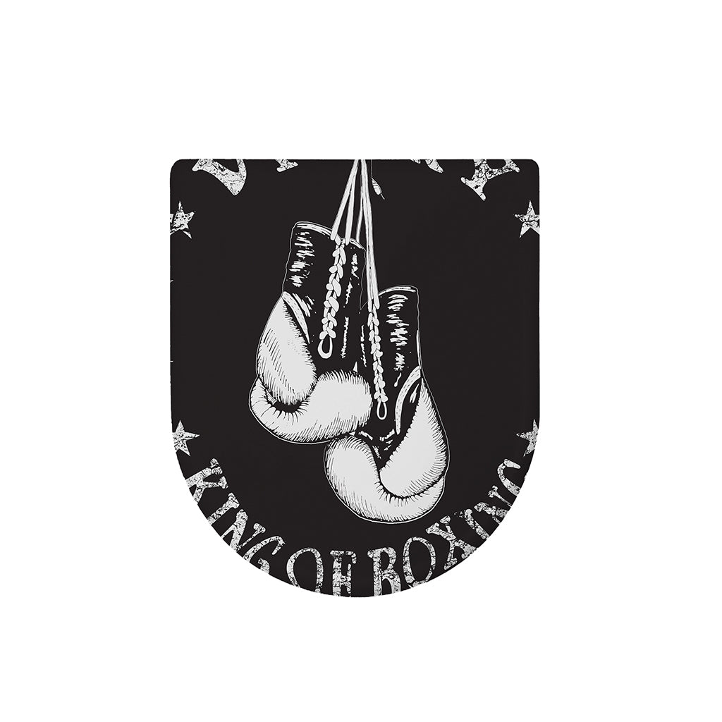 Victory King Of Boxing Print Toilet Lid Cover