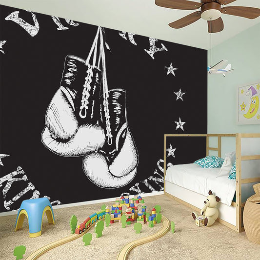 Victory King Of Boxing Print Wall Sticker