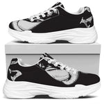 Victory King Of Boxing Print White Chunky Shoes