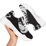 Victory King Of Boxing Print White Chunky Shoes