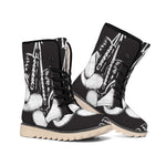 Victory King Of Boxing Print Winter Boots